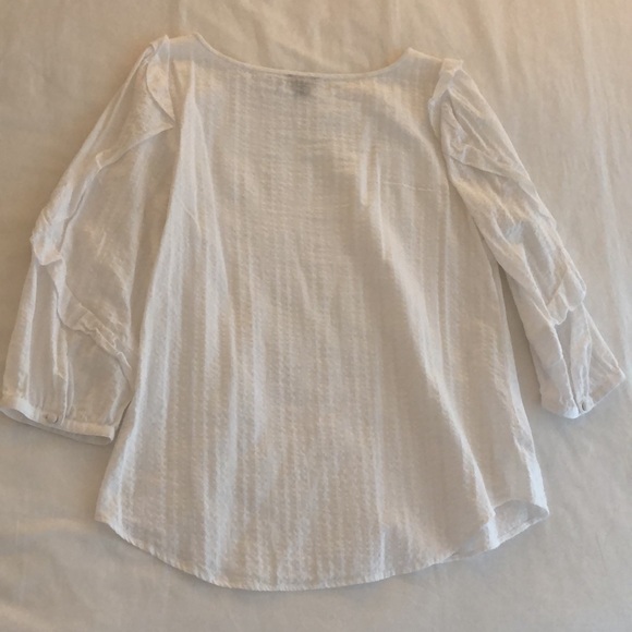 Ann Taylor white blouse - Picture 4 of 4
